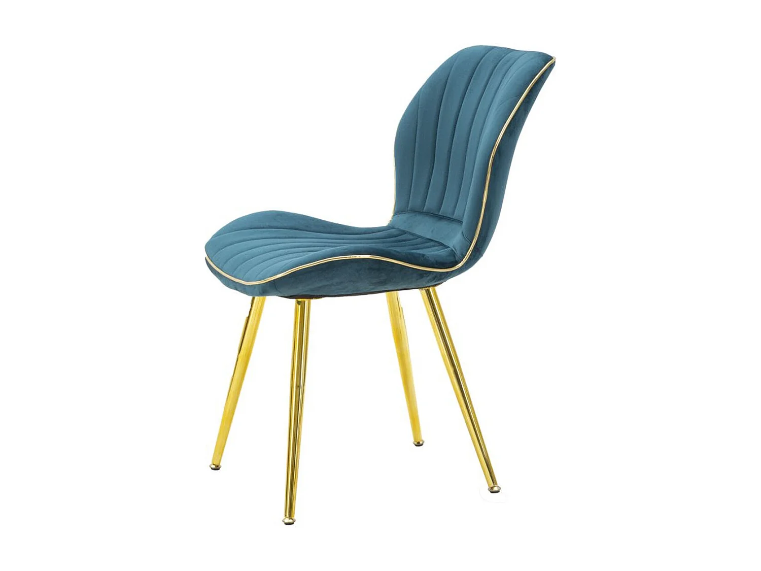 Lot de 2 Chaises VKH384, Vert Canard, 46x58x77 cm, Kendra Home