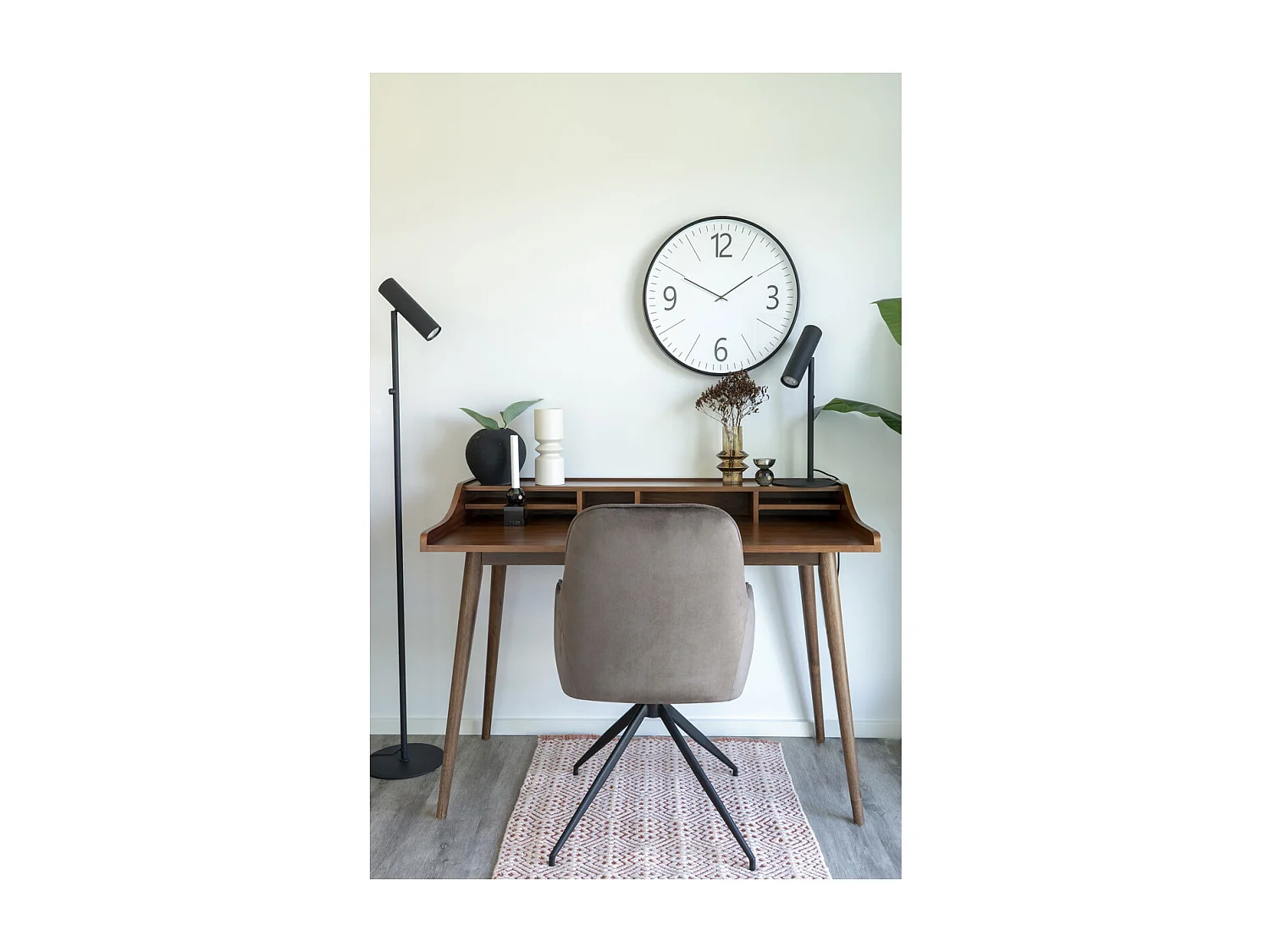 Silla Harbo, Marrón, 62x56x89 cm, Kendra Home