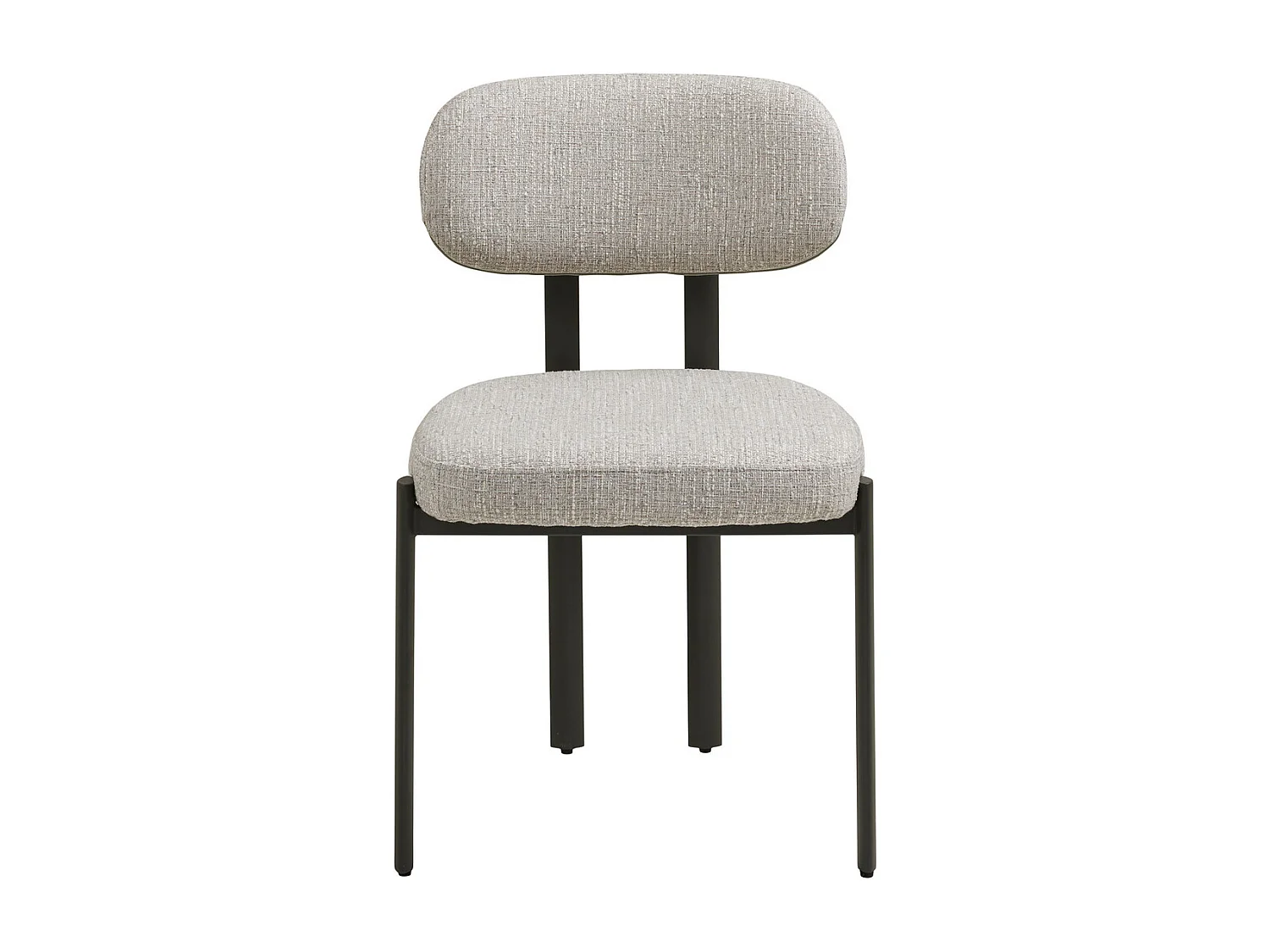 Conjunto de 2 Cadeiras Royan, Cinzento, 53x50x80,5 cm, Kendra Home