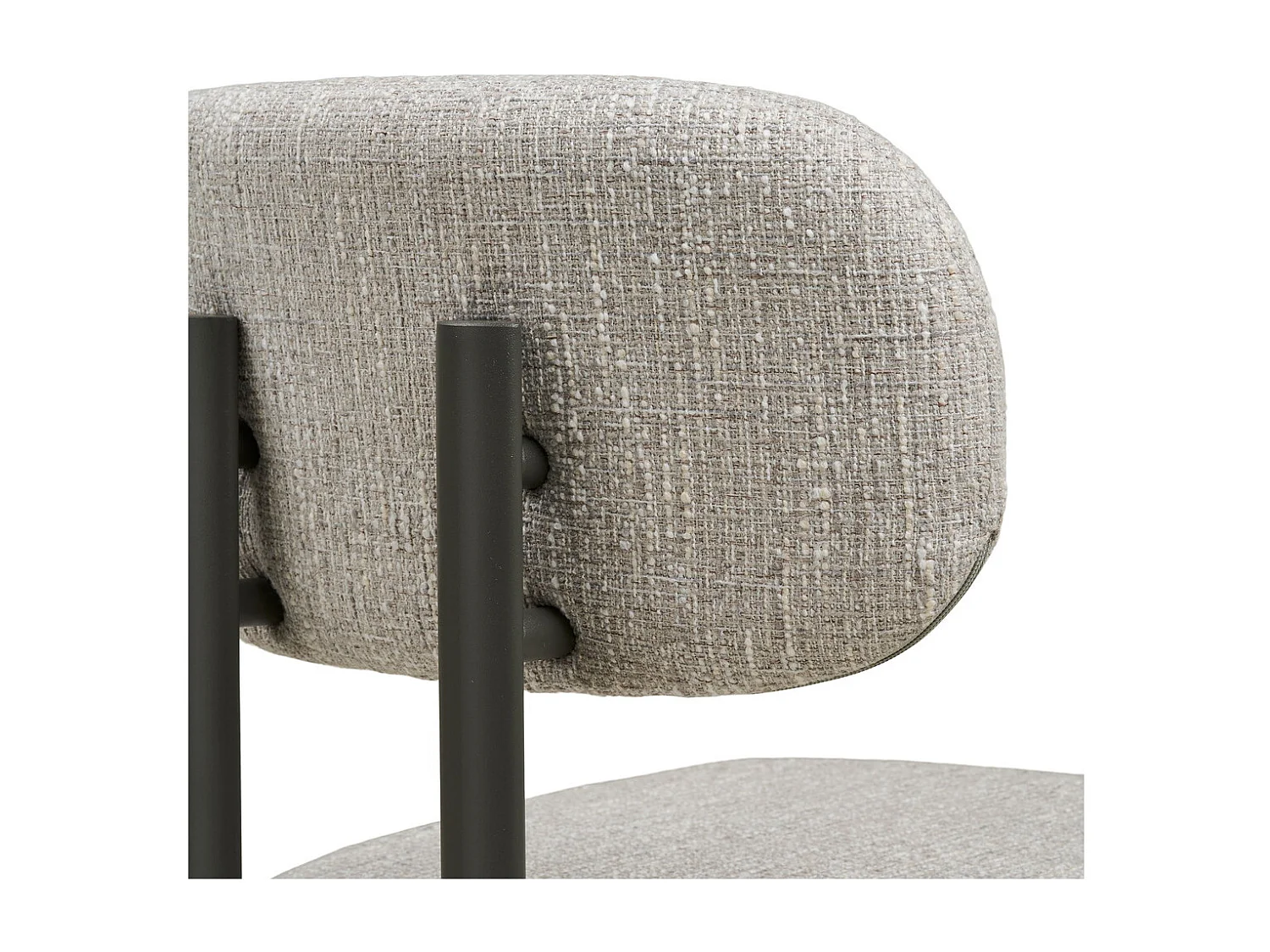 Conjunto de 2 Cadeiras Royan, Cinzento, 53x50x80,5 cm, Kendra Home