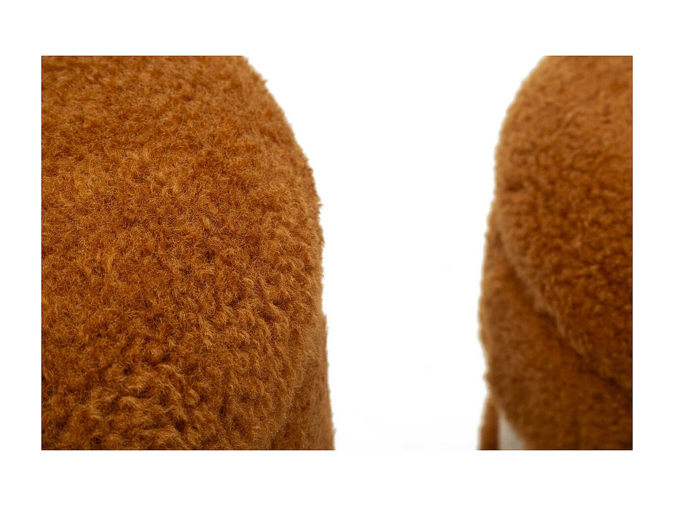 Hocker VKH721, Braun, 47x40x40 cm, Kendra Home