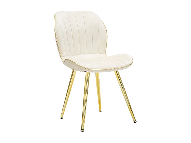 Set mit 2 Stühle VKH383, Beige, 46x58x77 cm, Kendra Home