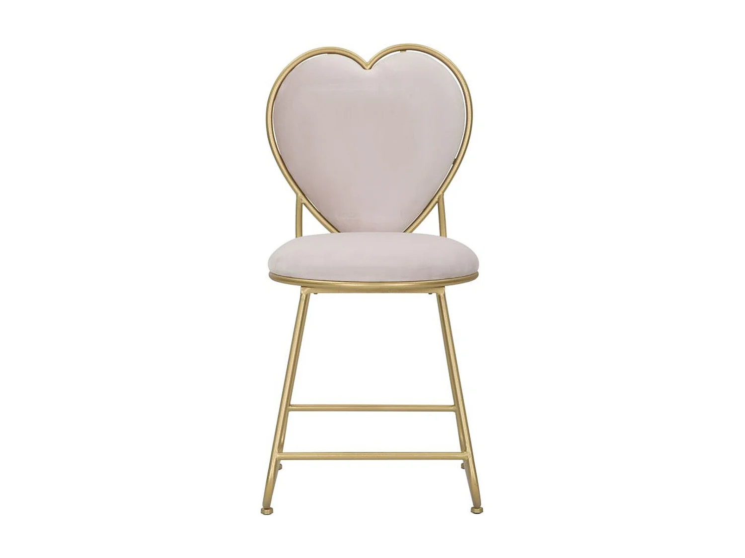 Stoel Hart 14, Roze, 37x47x80 cm, Kendra Home