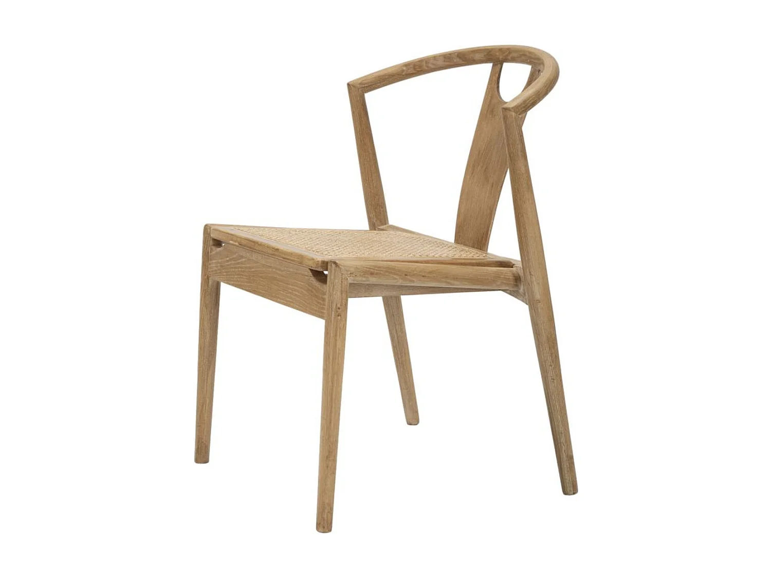 Lot de 2 Chaises Natura 7, Marron, 56x53x76 cm, Kendra Home