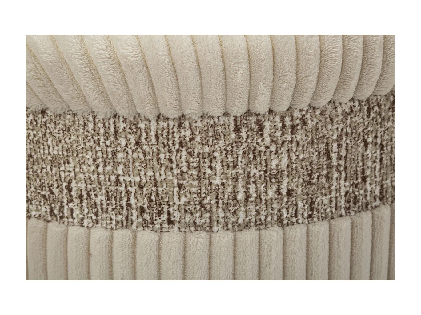 Lot de 3 Poufs VKH768, Beige, 40,5x40,5x49,5 cm, Kendra Home