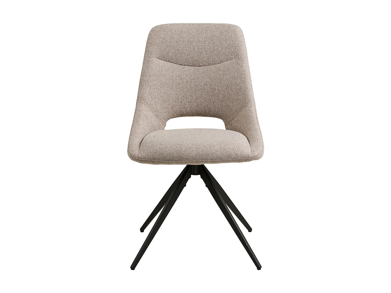 Juego de 2 Sillas Dokka, Beige, 57,5x52x87,5 cm, Kendra Home