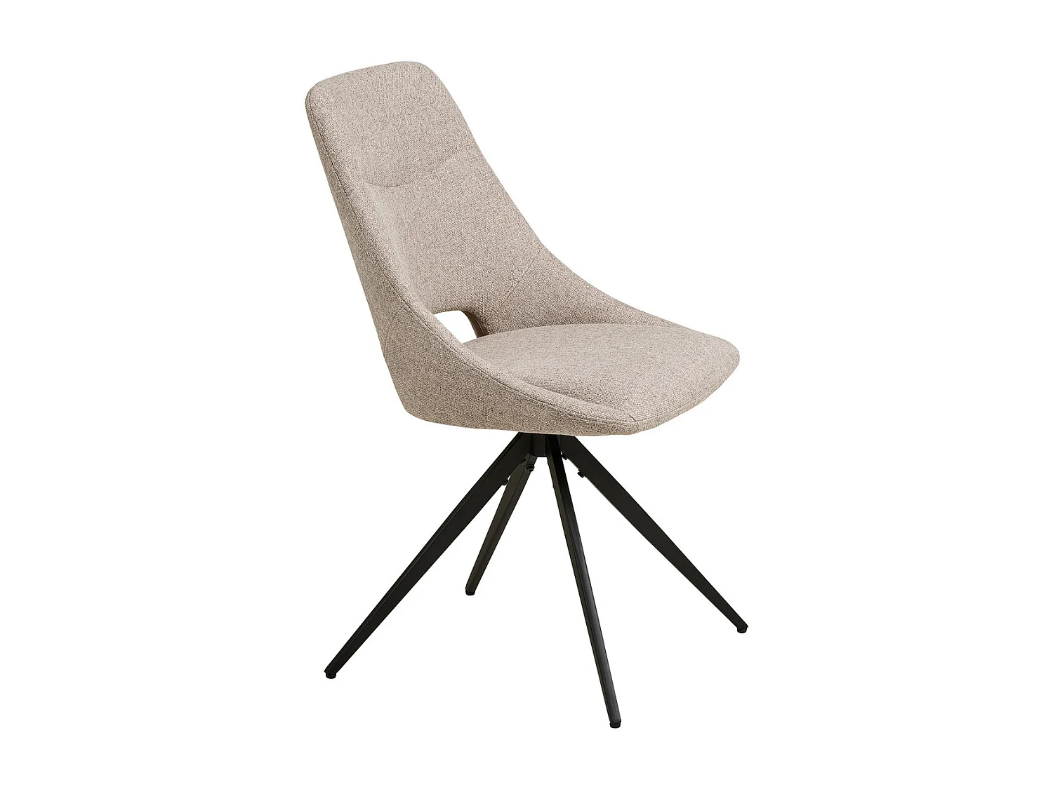 Juego de 2 Sillas Dokka, Beige, 57,5x52x87,5 cm, Kendra Home