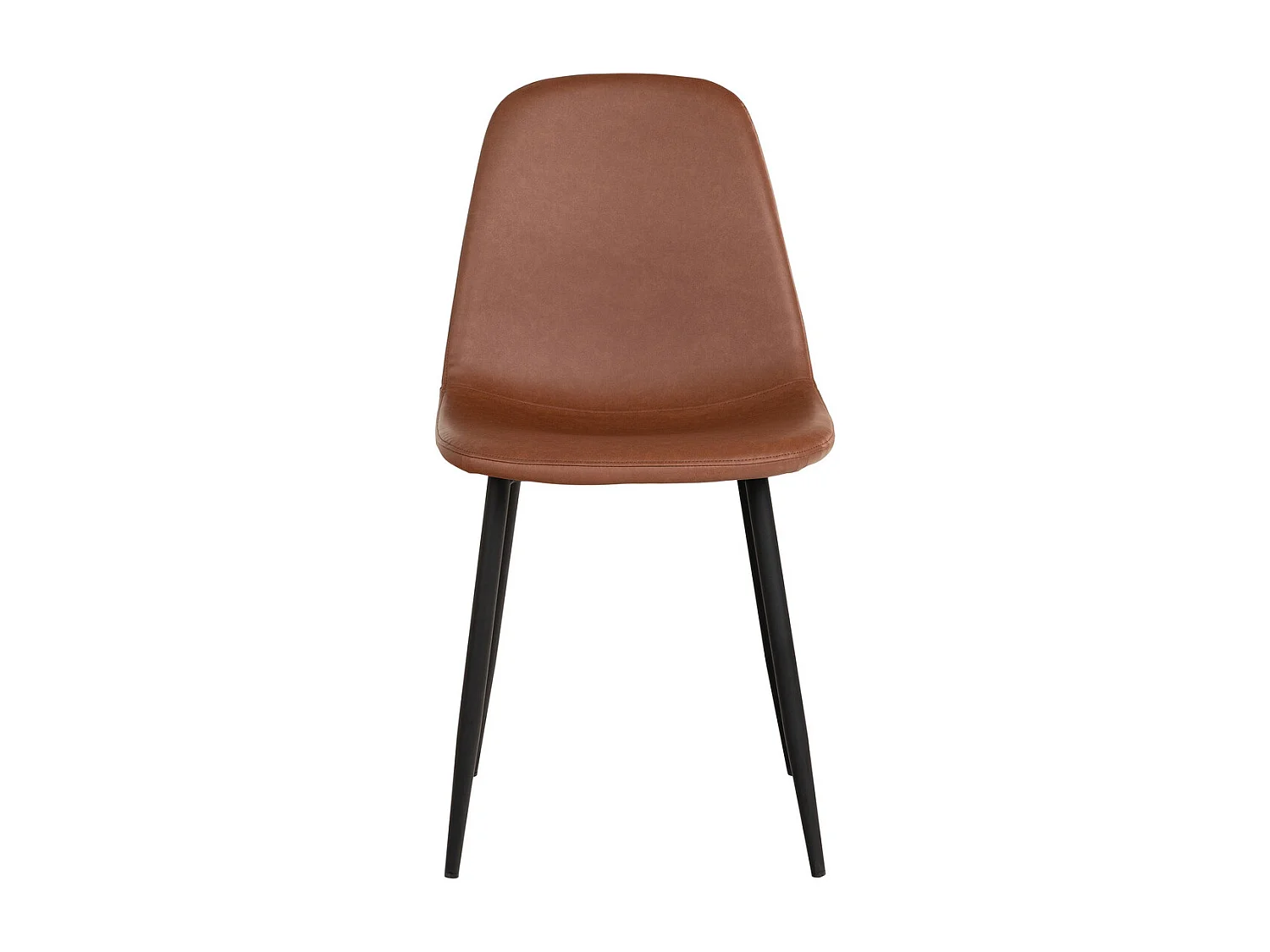 Set mit 2 Stühle Stockholm, Braun, 54x44x88 cm, Kendra Home