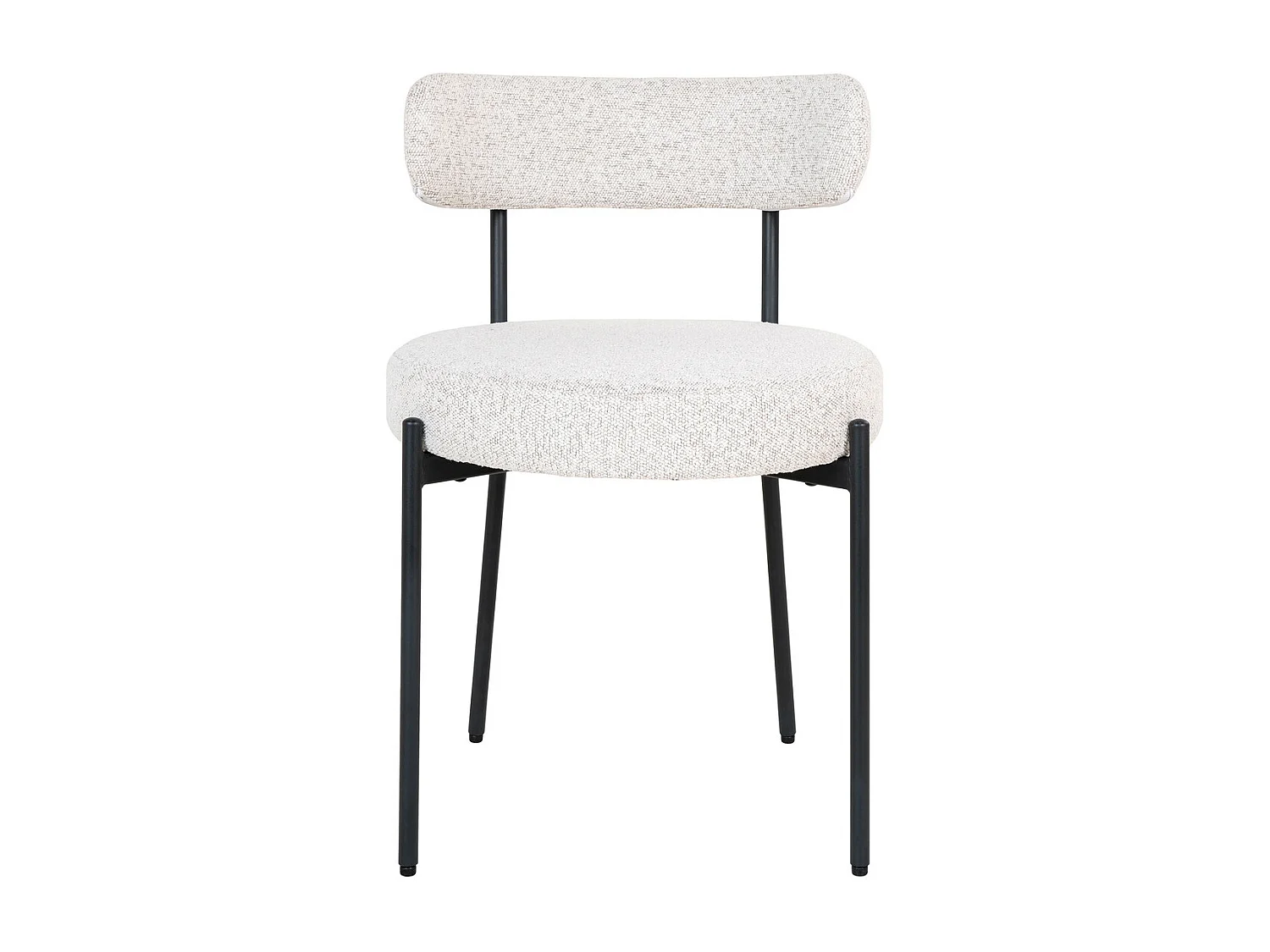 Zestaw 2 Krzeseł Badalona, Biały, 49,5x47x72,5 cm, Kendra Home