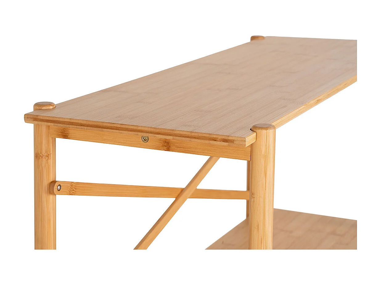 Konsolentisch Manaus, Braun, 32x83x80,5 cm, Kendra Home