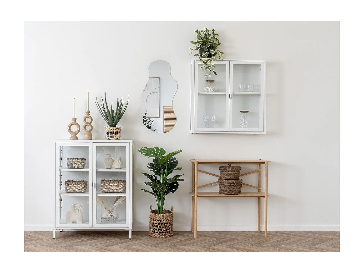 Konsolentisch Manaus, Braun, 32x83x80,5 cm, Kendra Home