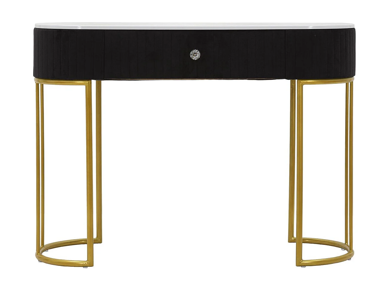 Konsolentisch VKH614, Schwarz, 100x43x74 cm, Kendra Home