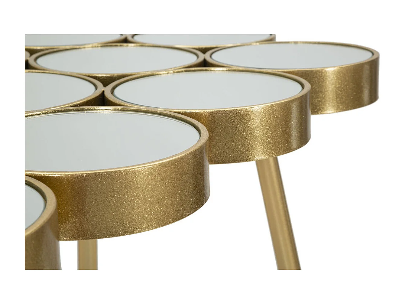 Console Tafel VKH623, Goud, 100x55x70 cm, Kendra Home