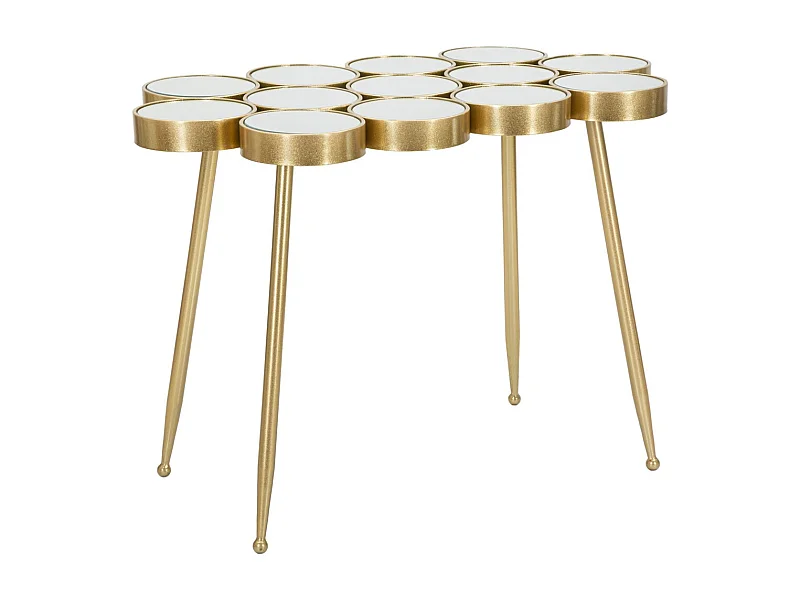 Console Tafel VKH623, Goud, 100x55x70 cm, Kendra Home