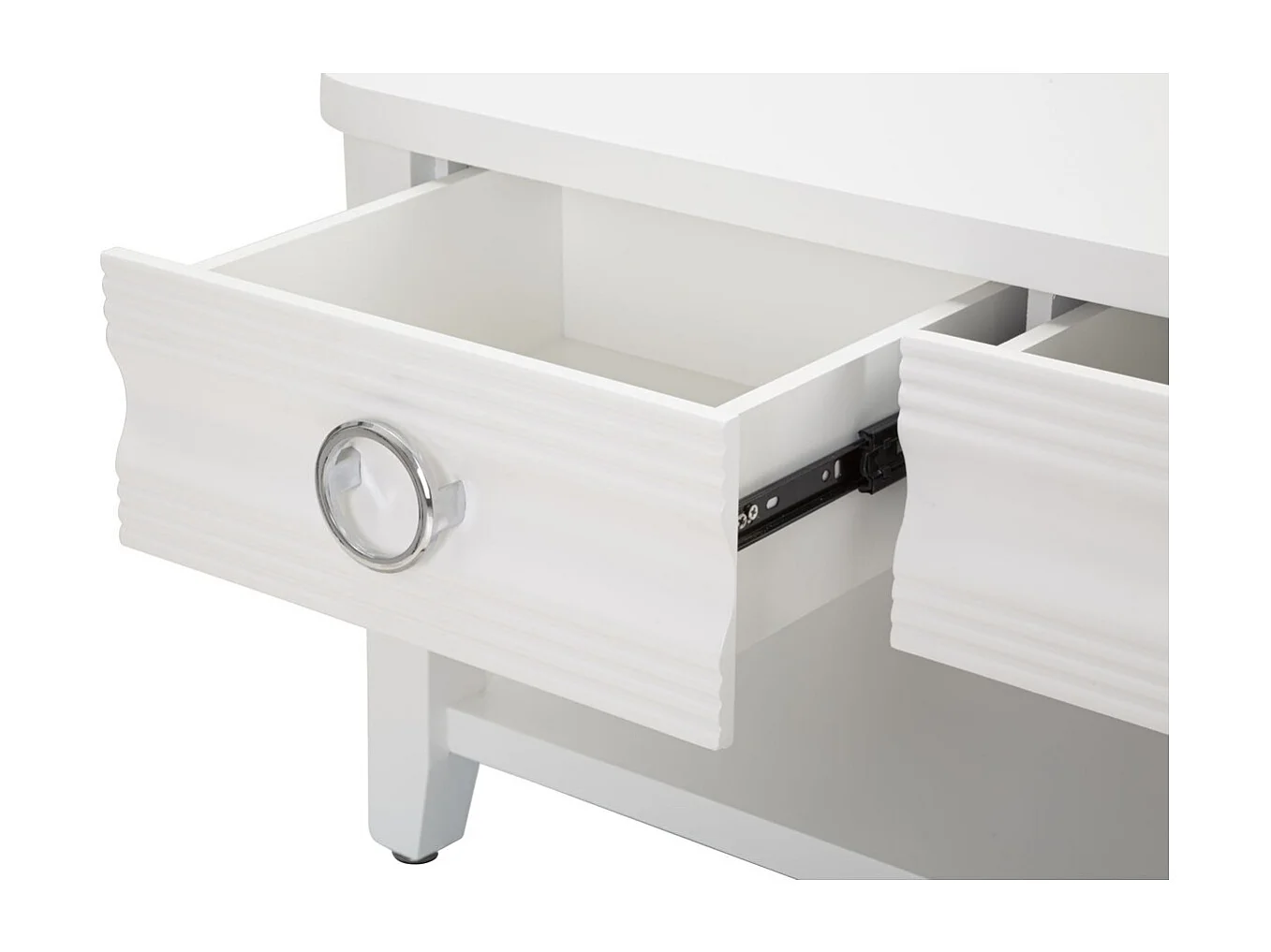 Kaffeetisch VKH516, Weiß, 90x60x47 cm, Kendra Home