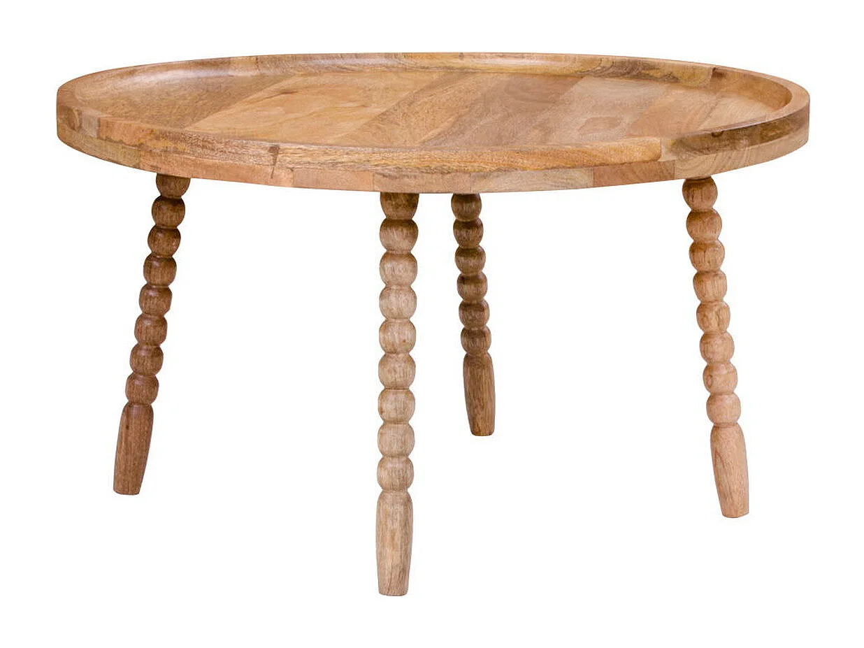 Kaffeetisch Jammu, Braun, 60x60x35 cm, Kendra Home