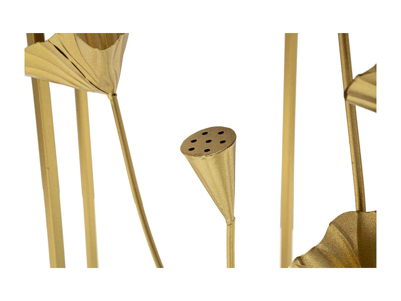 Console Tafel Blad 73, Goud, 120x40x80 cm, Kendra Home