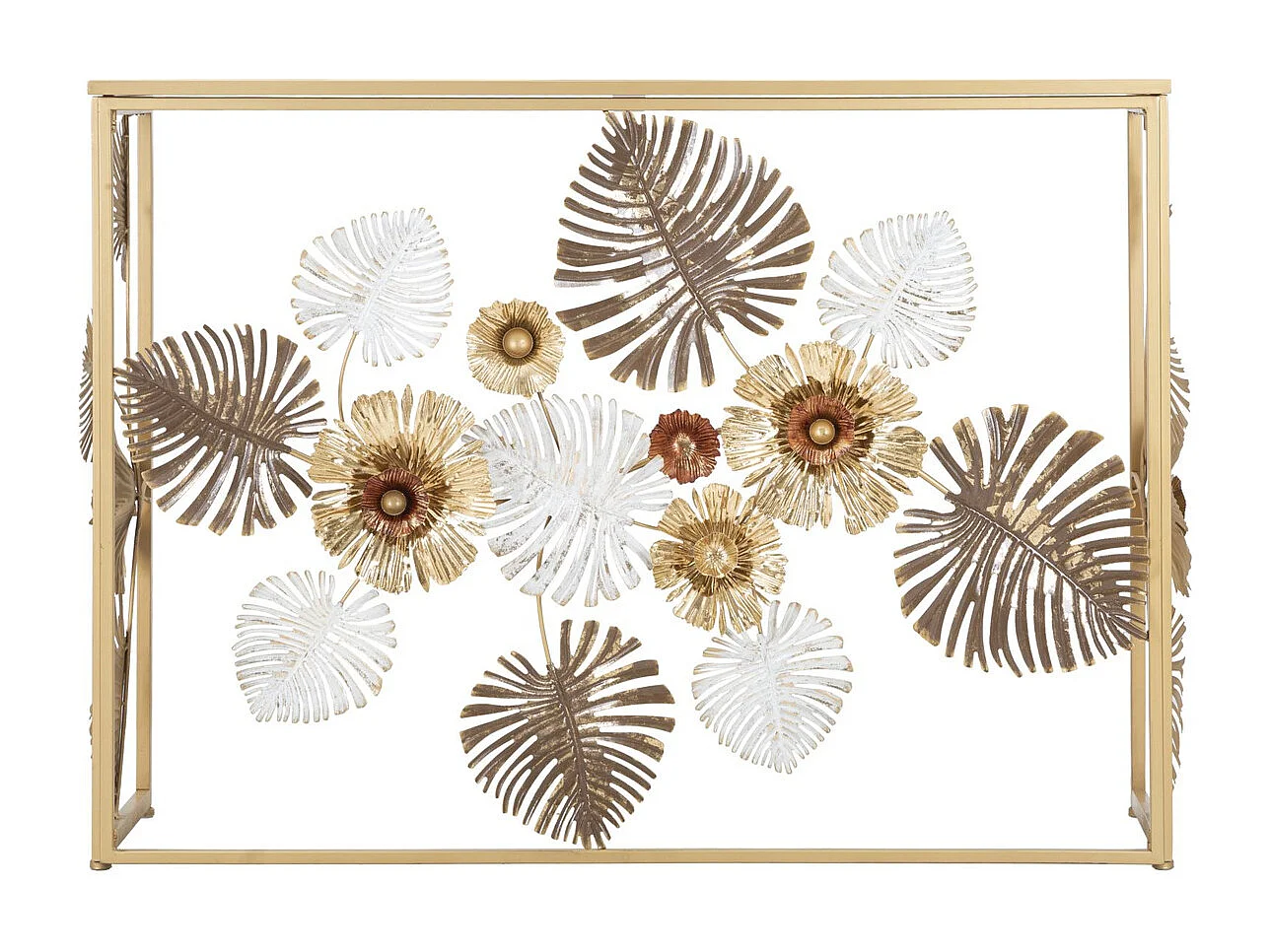 Console Tafel Blad 71, Veelkleurig, 113x40x80 cm, Kendra Home