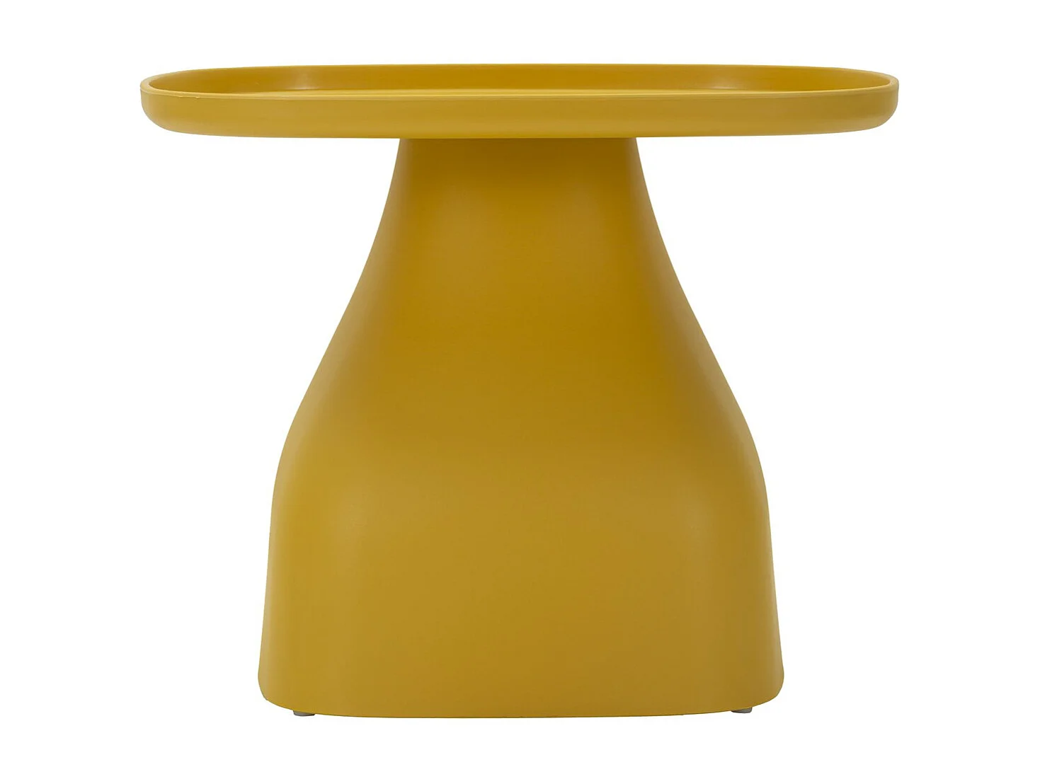 Kaffeetisch VKH708, Gelb, 38x48x48 cm, Kendra Home