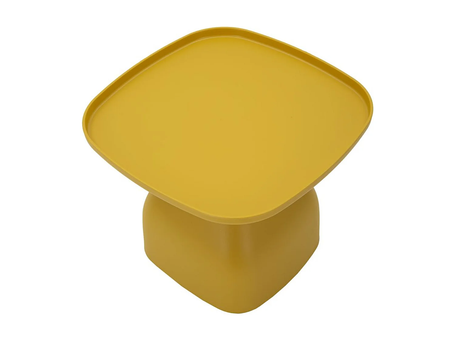 Kaffeetisch VKH708, Gelb, 38x48x48 cm, Kendra Home