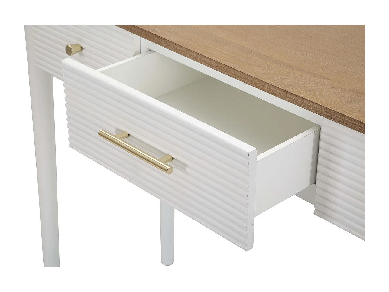 Consola VKH606, Branco, 107x37x80 cm, Kendra Home