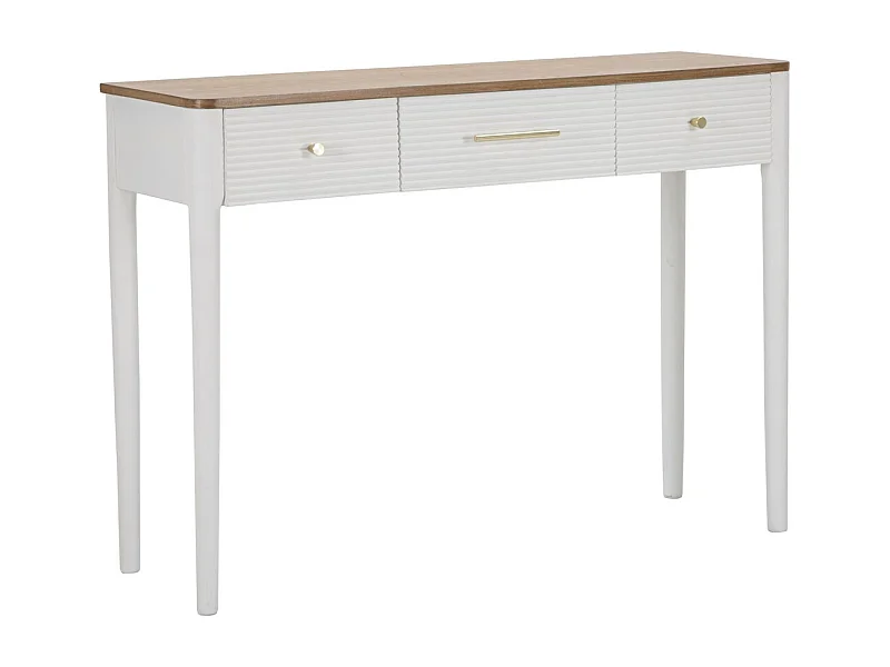 Consola VKH606, Branco, 107x37x80 cm, Kendra Home