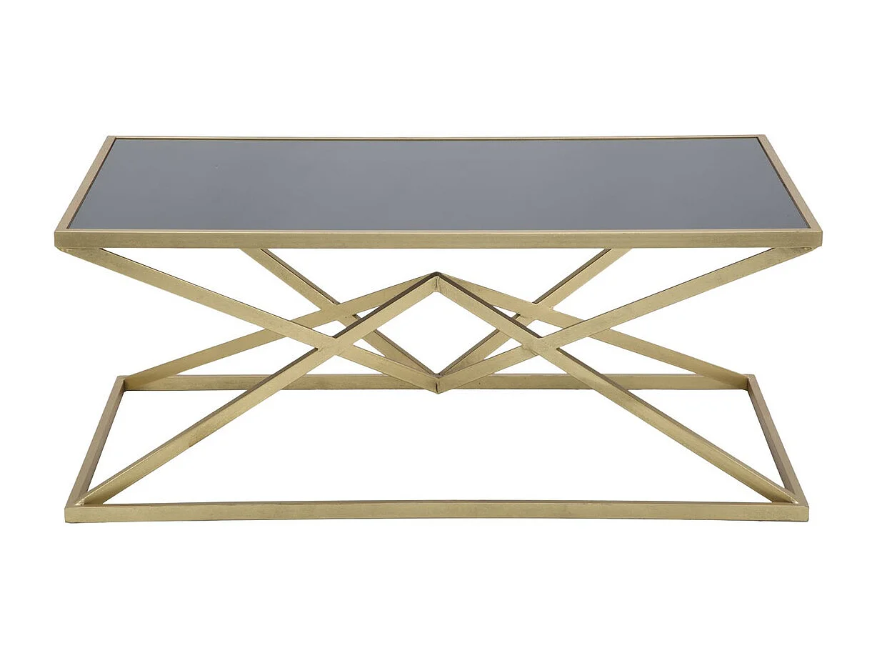 Mesa de Centro Triángulos, Negro, 110x60x45 cm, Kendra Home