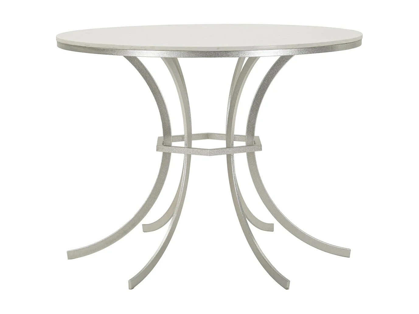 Koffietafel VKH806, Zilver, 100x100x76,5 cm, Kendra Home