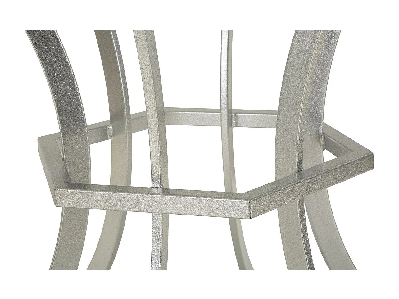 Koffietafel VKH806, Zilver, 100x100x76,5 cm, Kendra Home