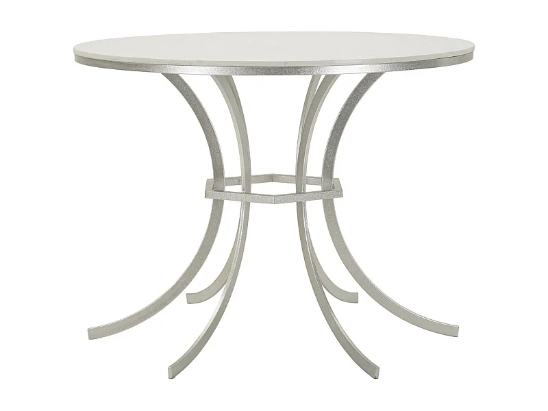 Koffietafel VKH806, Zilver, 100x100x76,5 cm, Kendra Home