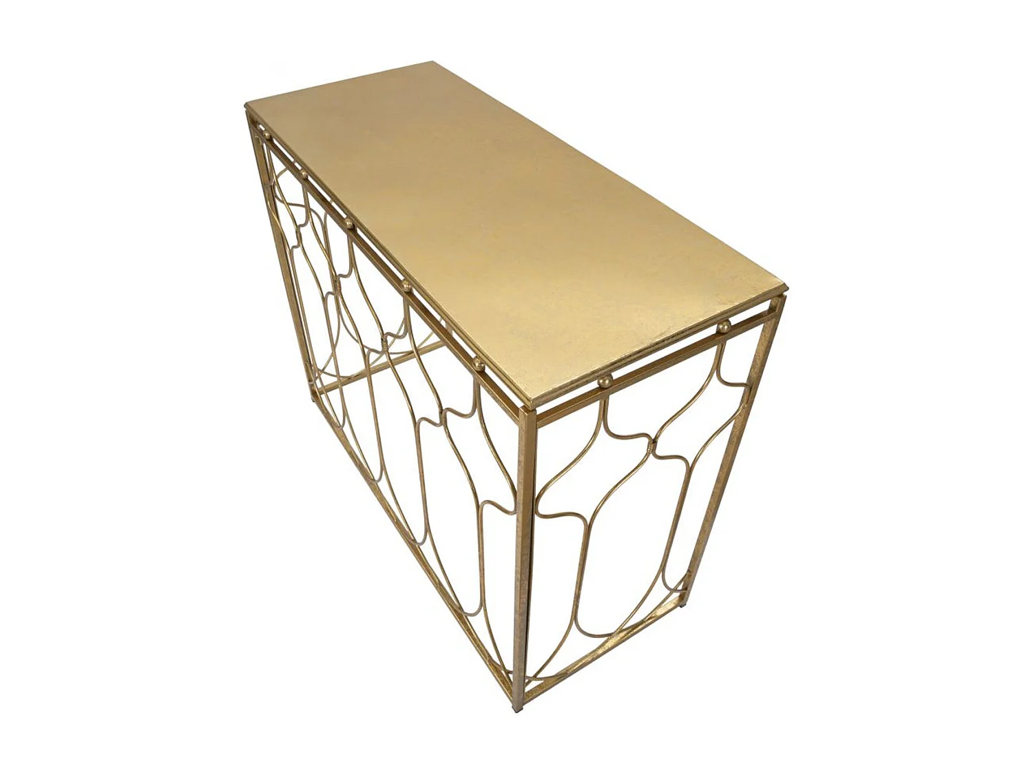 Console Tafel VKH613, Goud, 96,5x41x78 cm, Kendra Home