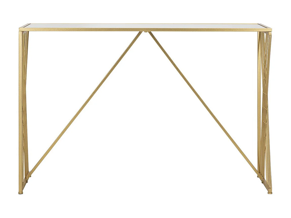 Console Tafel VKH624, Goud, 120x40x80 cm, Kendra Home