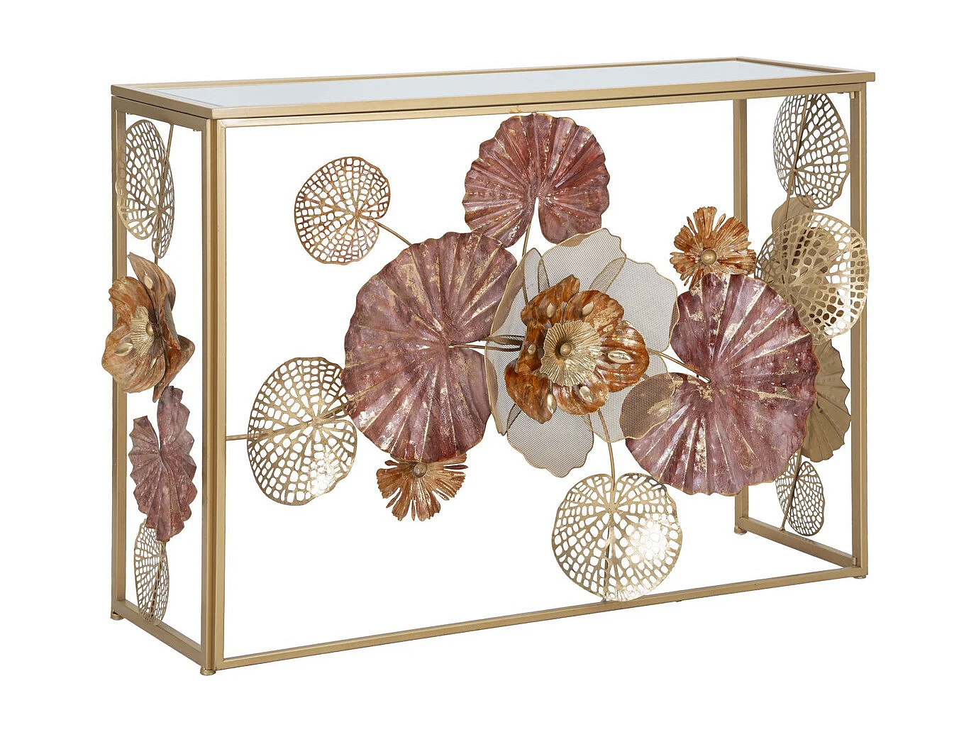 Console Tafel Blad 69, Veelkleurig, 114x41,5x80 cm, Kendra Home