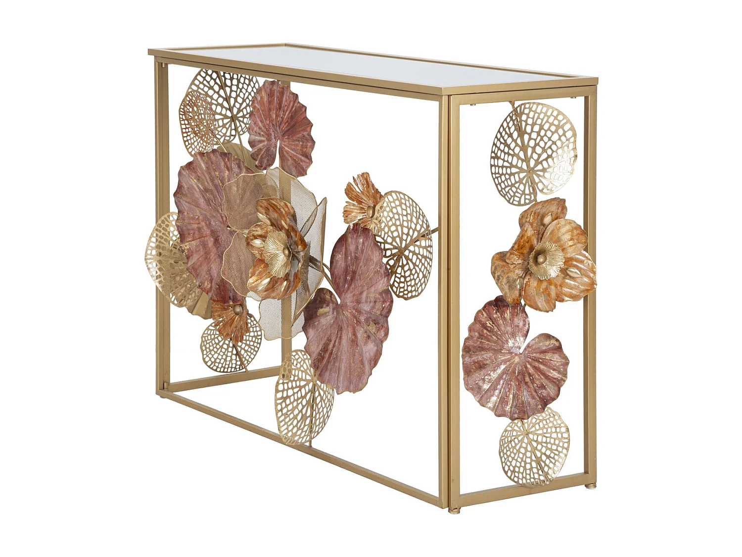 Console Tafel Blad 69, Veelkleurig, 114x41,5x80 cm, Kendra Home