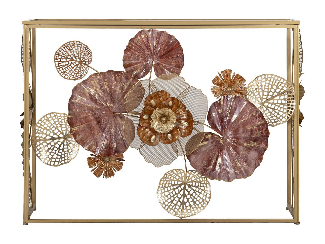 Console Tafel Blad 69, Veelkleurig, 114x41,5x80 cm, Kendra Home