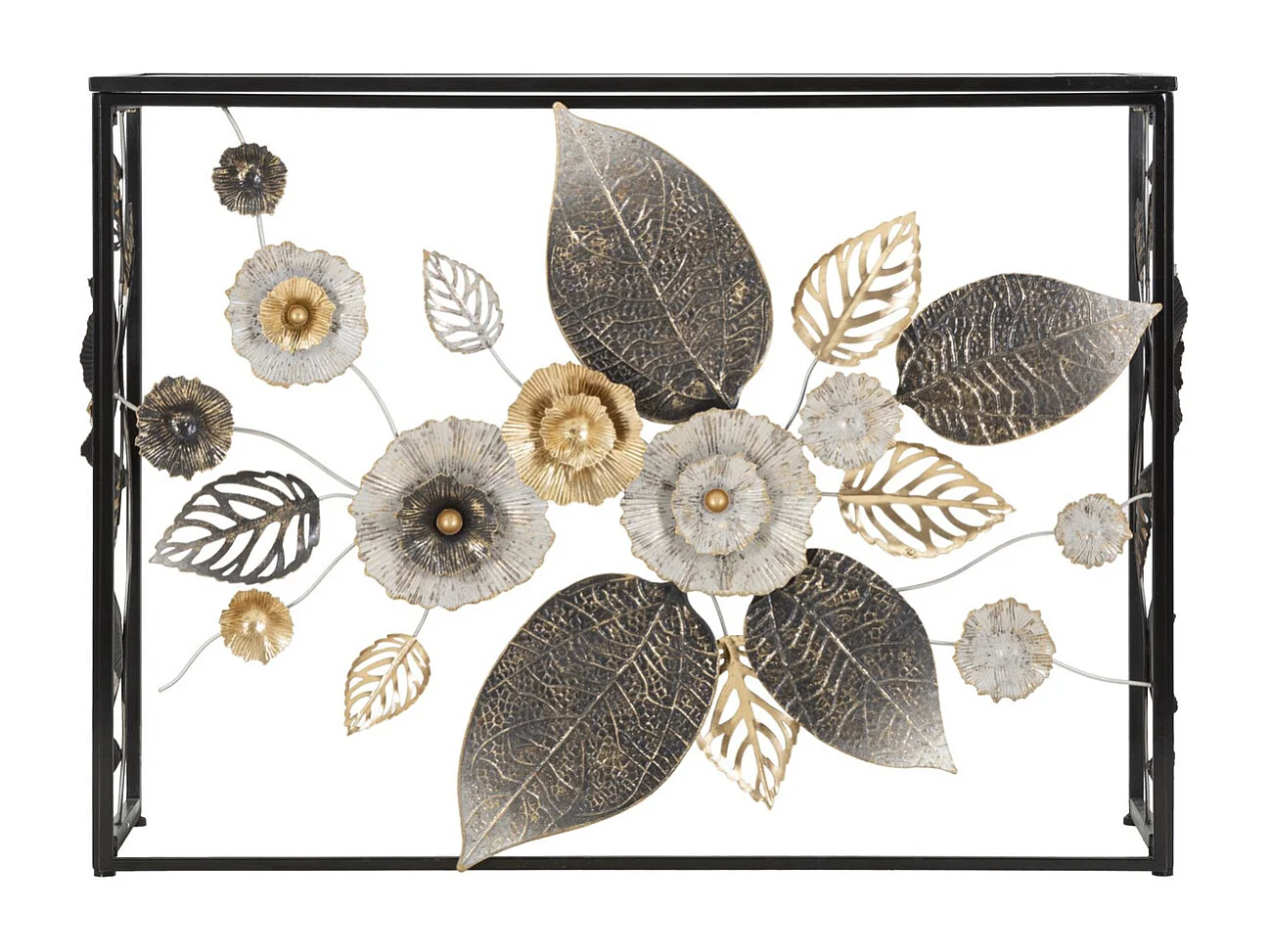 Console Tafel Blad 70, Veelkleurig, 111,8x41,9x80 cm, Kendra Home