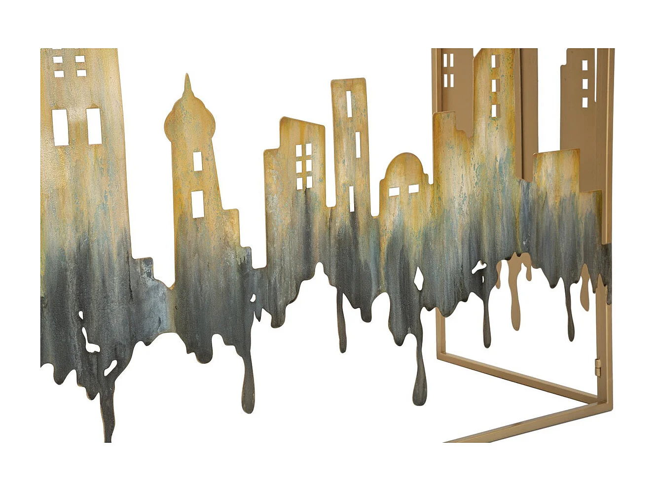 Console Tafel Natura 1, Veelkleurig, 110x38,5x81 cm, Kendra Home