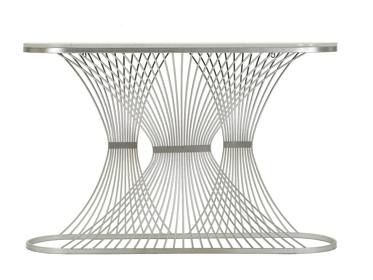 Table Console VKH618, Argent, 120x35x79 cm, Kendra Home
