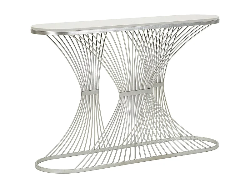 Table Console VKH618, Argent, 120x35x79 cm, Kendra Home