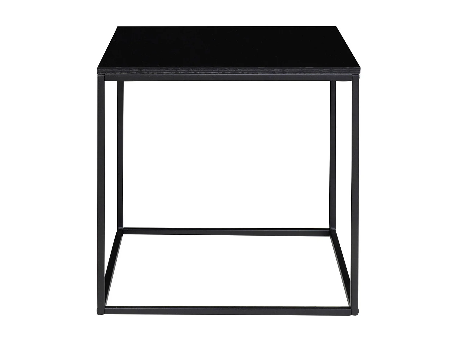 Table d'Appoint Vita, Noir, 45x45x45 cm, Kendra Home