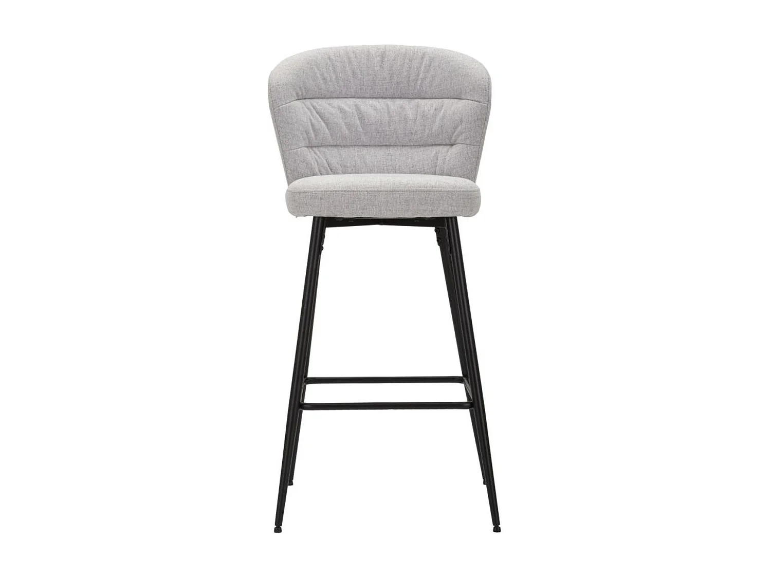 Set mit 2 Hohe Hocker VKH432, Grau, 52x59x108 cm, Kendra Home