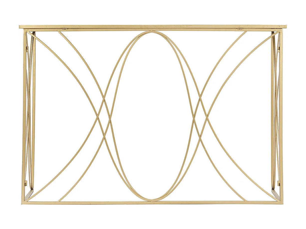 Console Tafel VKH627, Goud, 120x40x80 cm, Kendra Home