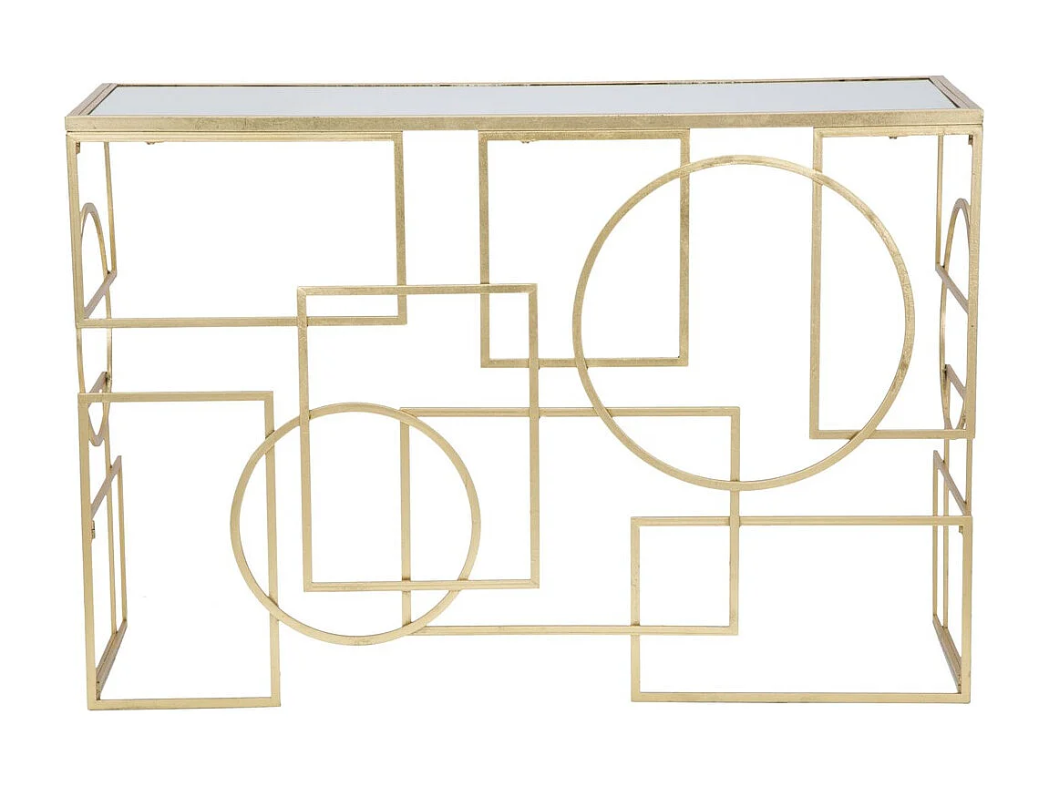 Console Tafel VKH625, Goud, 120x41x81 cm, Kendra Home