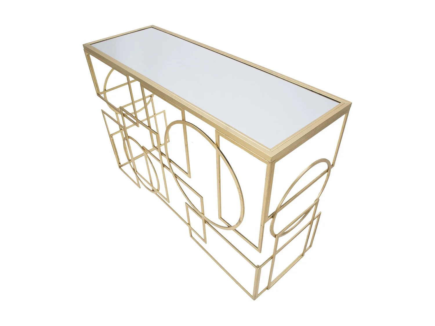 Console Tafel VKH625, Goud, 120x41x81 cm, Kendra Home