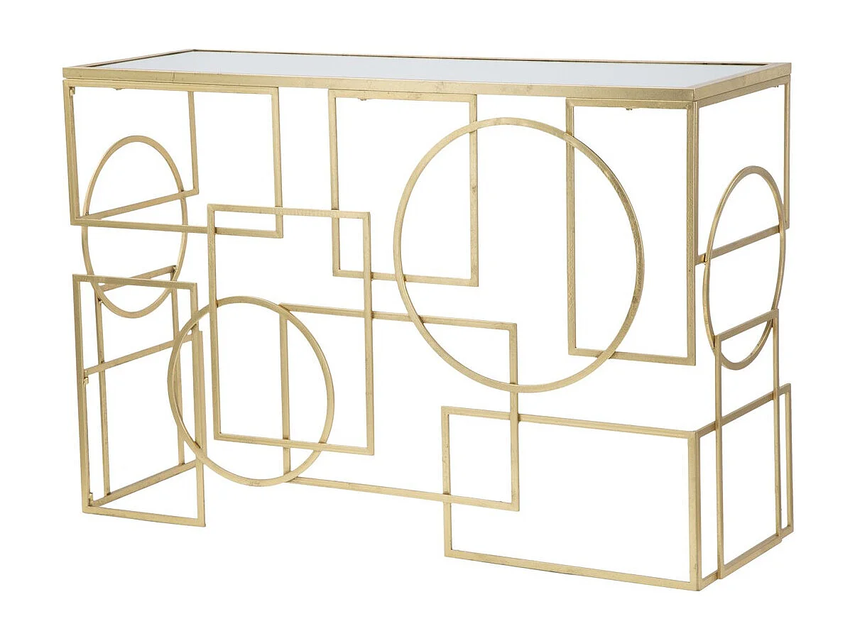 Console Tafel VKH625, Goud, 120x41x81 cm, Kendra Home