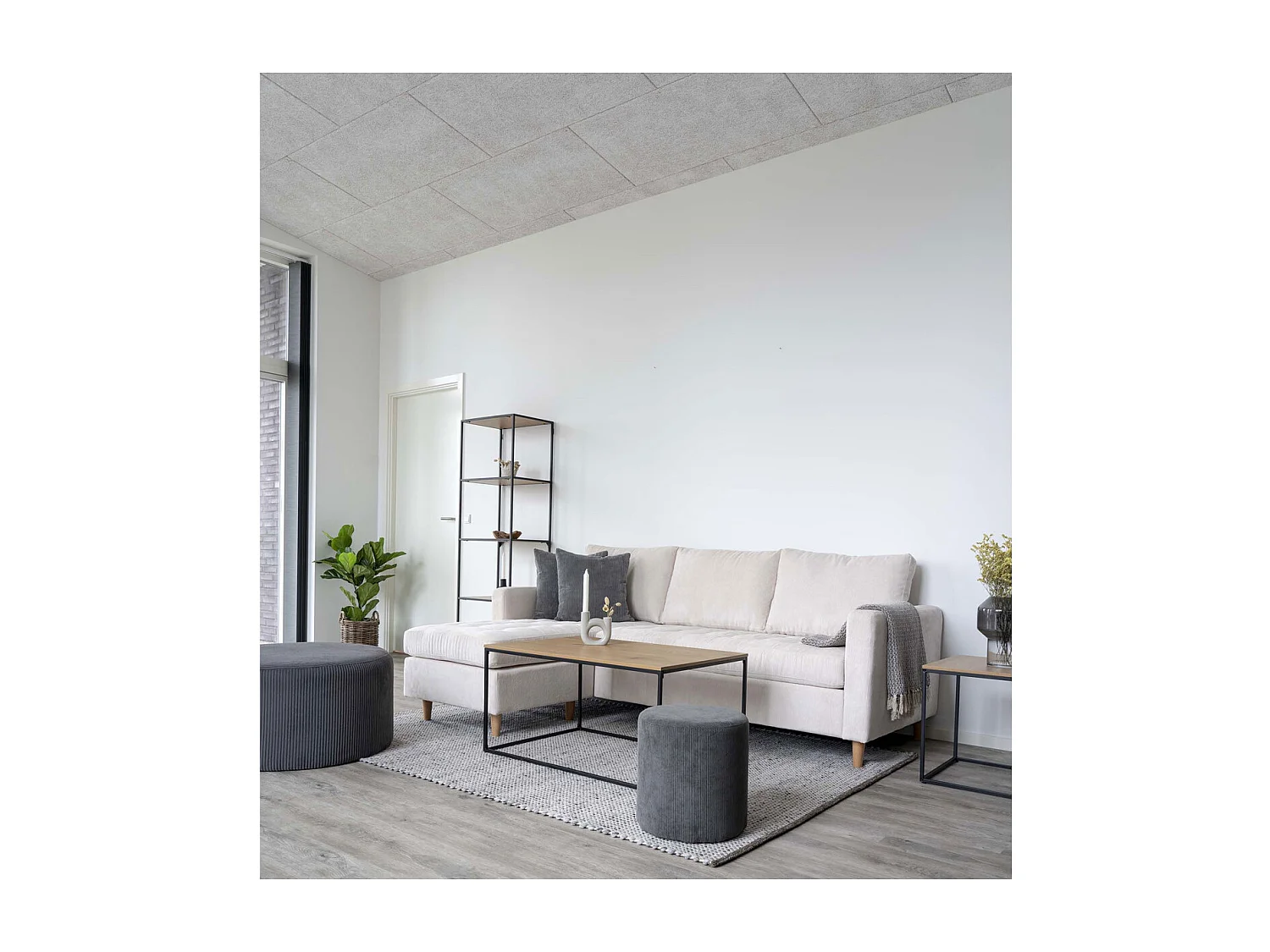 Mesa de Centro Vita, Marrón, 60x90x45 cm, Kendra Home