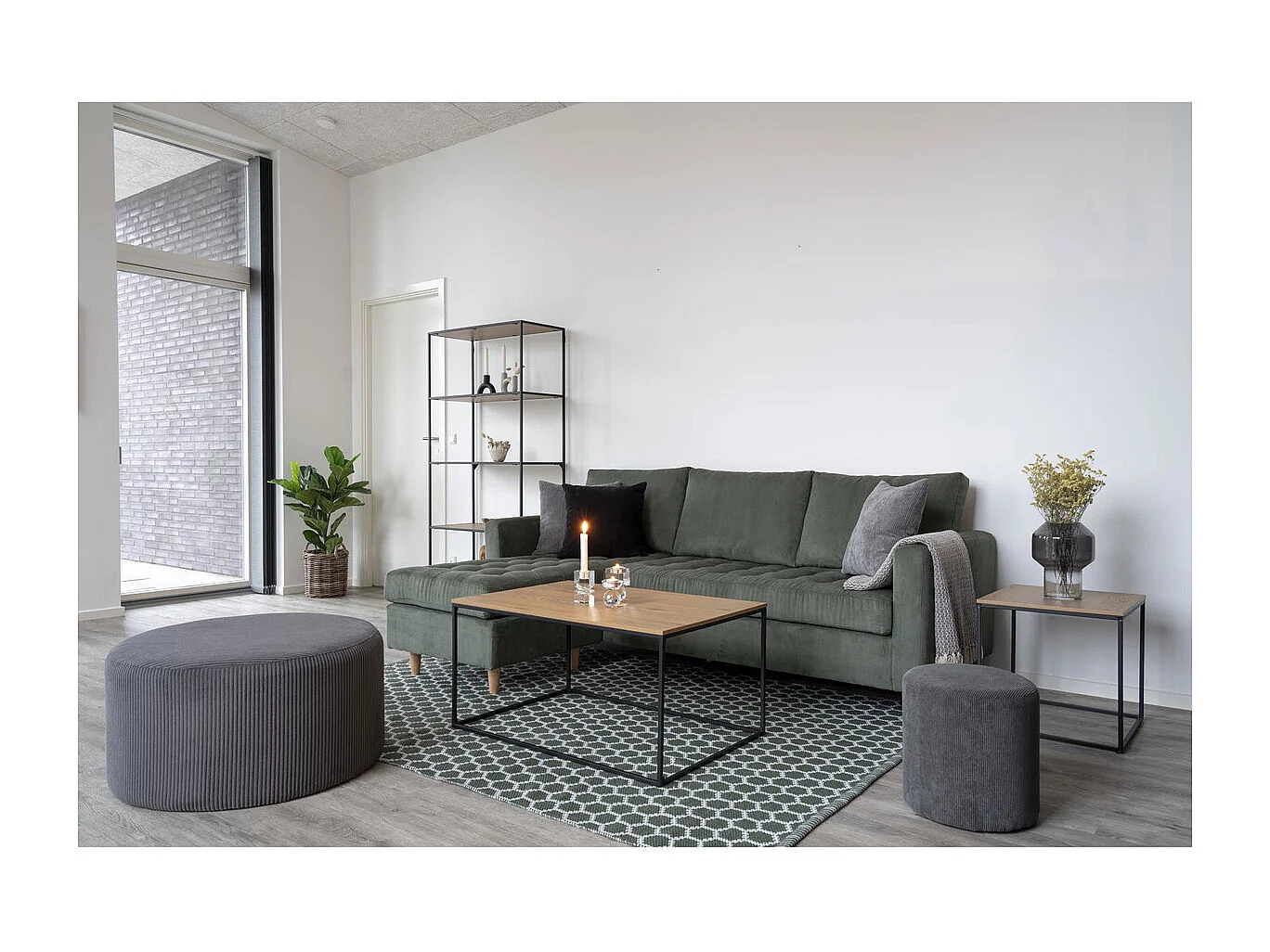 Mesa de Centro Vita, Marrón, 60x90x45 cm, Kendra Home