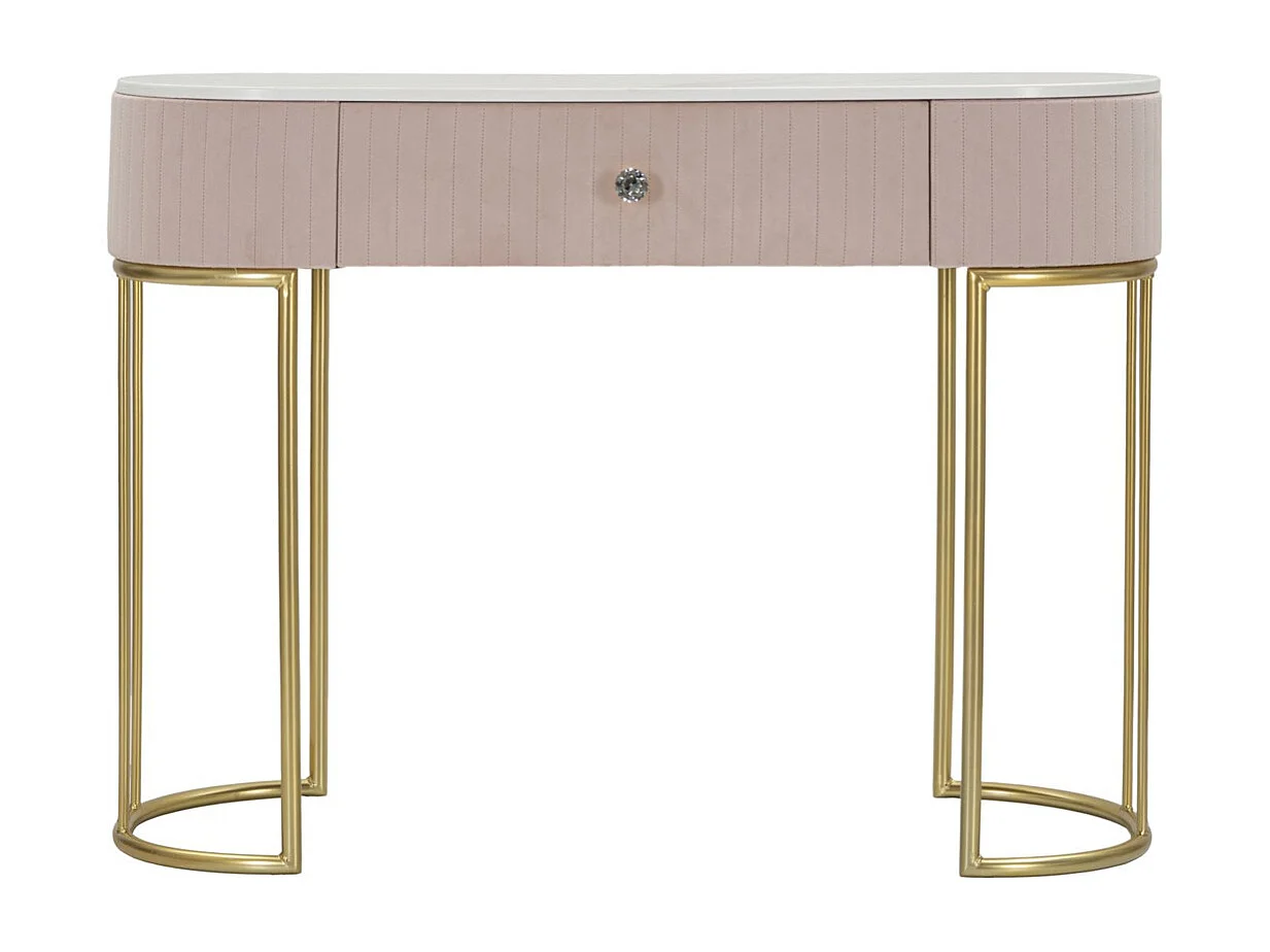 Console Tafel VKH616, Roze, 100x40x75 cm, Kendra Home