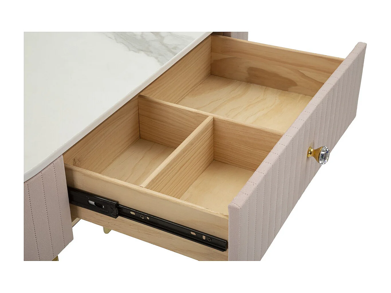 Console Tafel VKH616, Roze, 100x40x75 cm, Kendra Home