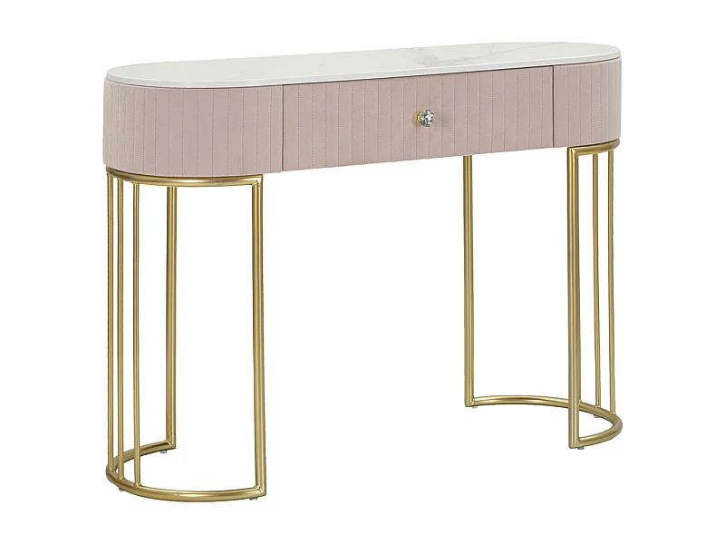 Console Tafel VKH616, Roze, 100x40x75 cm, Kendra Home